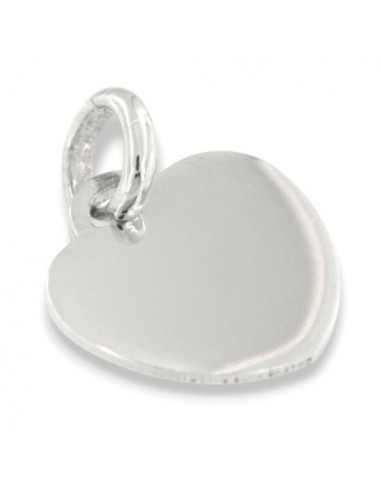Ciondolo Argento Rodiato Cuore Liscio Piccolo [fc5d7b77]