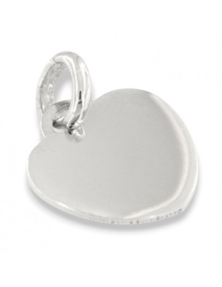 Ciondolo Argento Rodiato Cuore Liscio Piccolo [fc5d7b77]