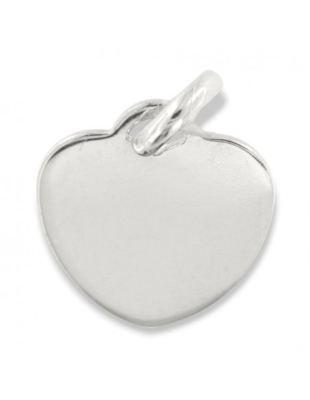 Ciondolo Argento Rodiato Cuore Liscio Piccolo [f90d3c69]