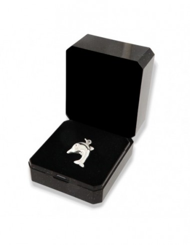 Ciondolo Argento Rodiato Delfino 3D [c2142979]