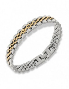 Bracciale Acciaio Maglia Jubilee Centro Dorato Piccolo [0bc23ca7]