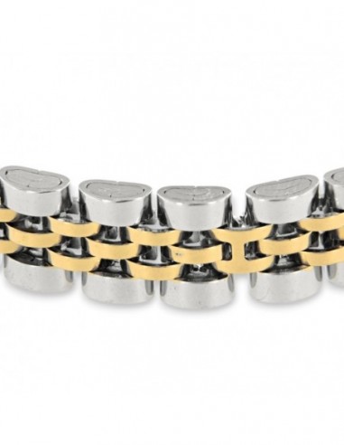 Bracciale Acciaio Maglia Jubilee Centro Dorato Piccolo [8c7c7c7c]