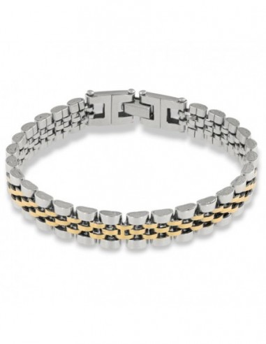 Bracciale Acciaio Maglia Jubilee Centro Dorato Piccolo [892c3b62]
