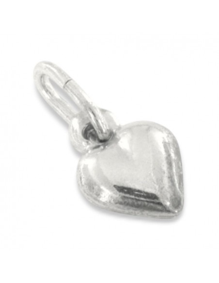 Ciondolo Argento Rodiato Cuore 11MM [d48039c9]