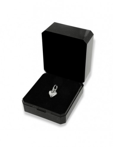 Ciondolo Argento Rodiato Cuore 11MM [66cdbfd3]