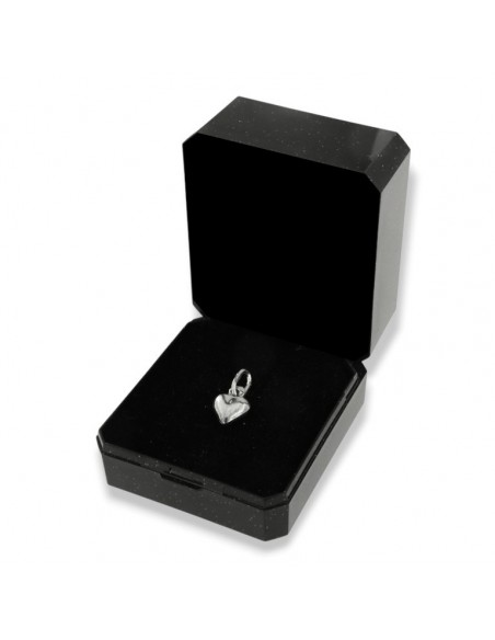 Ciondolo Argento Rodiato Cuore 11MM [66cdbfd3]