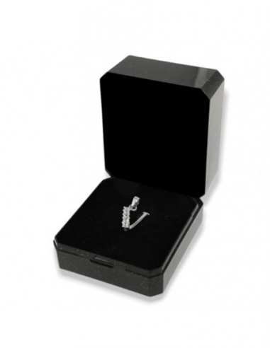 Ciondolo Argento Rodiato Iniziale Lettera V [be72e56d]