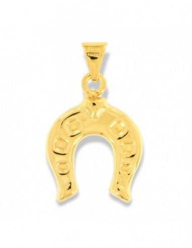Ciondolo Argento Dorato Ferro Di Cavallo [7de6d0c4]