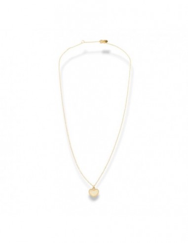 Collana Oro Giallo Cuore Madreperla Bianca [7cfa6709]