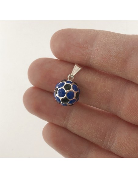 Ciondolo Argento Rodiato Sfera Colorata [74a2102b]