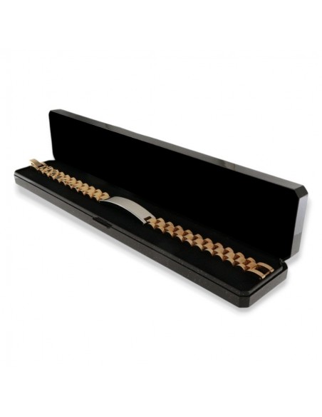 Bracciale Acciaio Dorato Maglia Jubilee Piastra Centrale [7407c369]