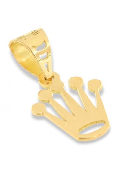 Ciondolo Oro Giallo Corona [12de2275]