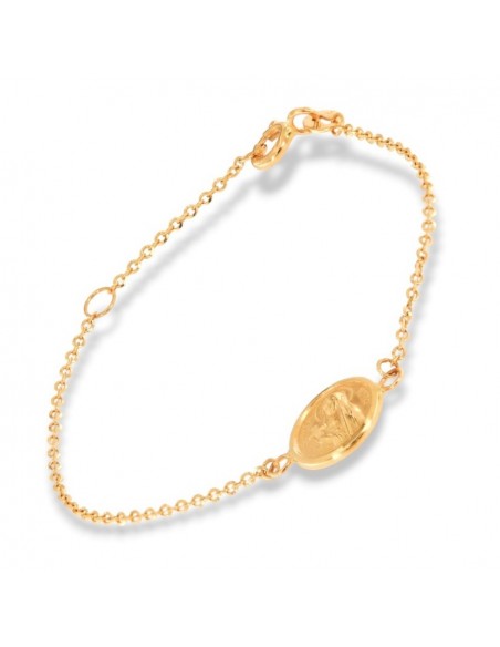 Bracciale Oro Giallo Neonato Santa Rita [1e2cadb0]