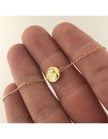 Bracciale Oro Giallo Neonato Santa Rita [7ba2ea90]