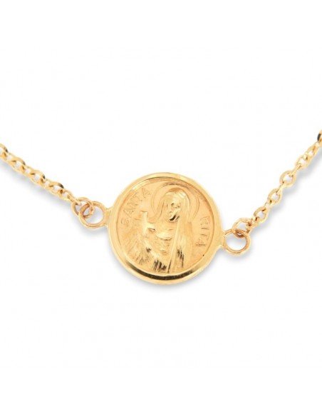 Bracciale Oro Giallo Neonato Santa Rita [ccbf2b94]