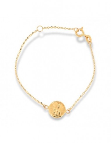 Bracciale Oro Giallo Neonato Santa Rita [c9ef6c8a]