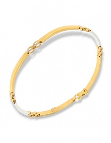 Bracciale Oro Giallo Piastre Unite [e54ec17f]