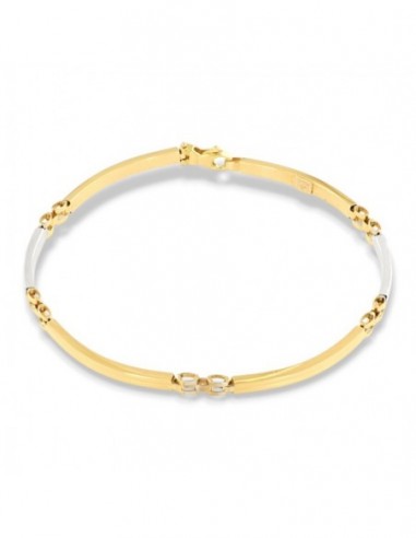 Bracciale Oro Giallo Piastre Unite [c63b730f]