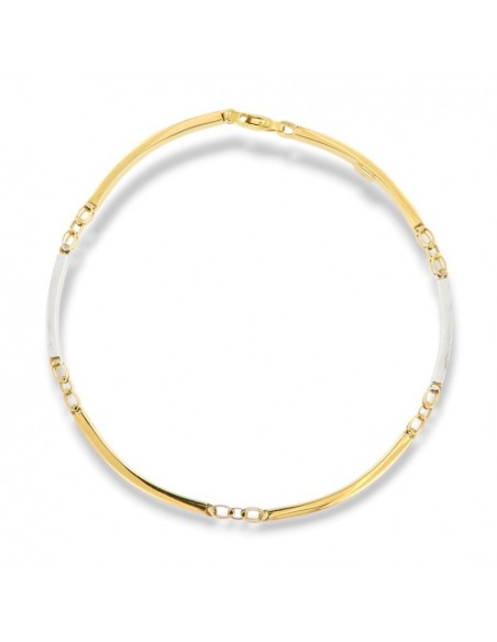 Bracciale Oro Giallo Piastre Unite [7126b20b]