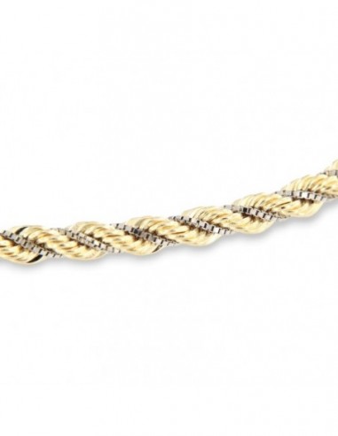 Bracciale Oro Giallo Maglia Rope Con Veneziana 2,60gr [eb2c0098]