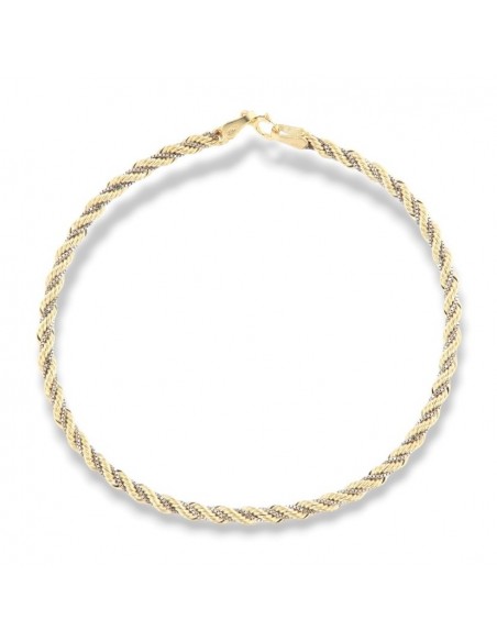 Bracciale Oro Giallo Maglia Rope Con Veneziana 2,60gr [59618682]
