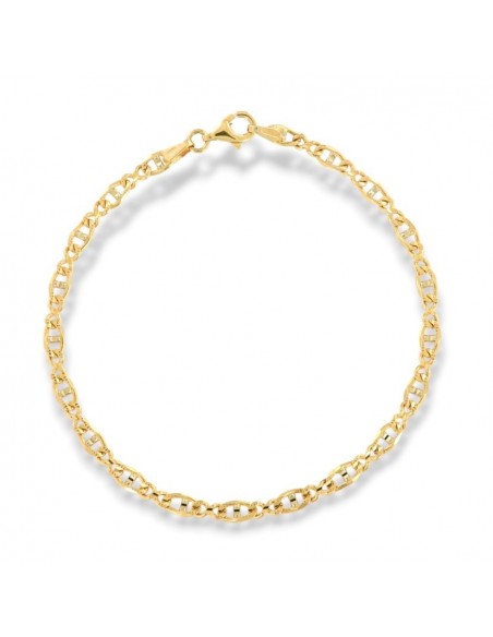 Bracciale Oro Giallo Maglia Marina 19CM [e45f6710]