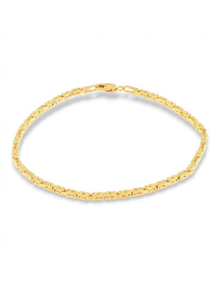 Bracciale Oro Giallo Maglia Quadrispiga 3,20gr [a9212c1d]