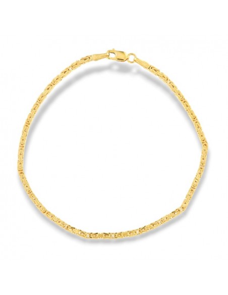 Bracciale Oro Giallo Maglia Quadrispiga 3,20gr [1e3ced19]