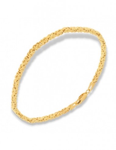 Bracciale Oro Giallo Maglia Quadrispiga 4,80gr [6fc3ada6]