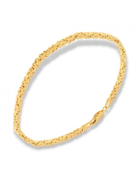 Bracciale Oro Giallo Maglia Quadrispiga 4,80gr [6fc3ada6]