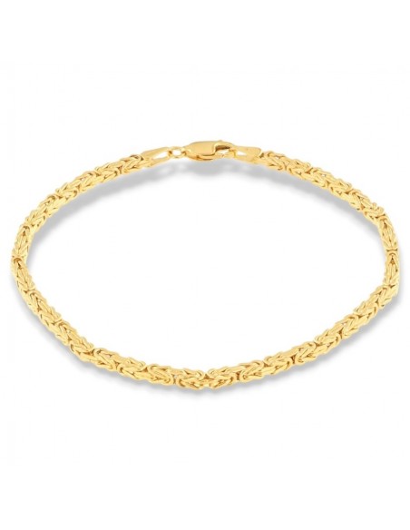 Bracciale Oro Giallo Maglia Quadrispiga 4,80gr [7ccb9a90]