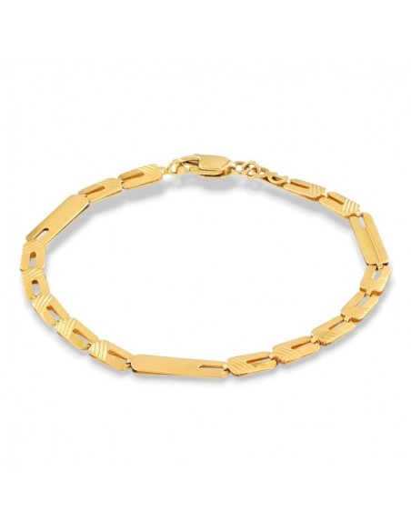 Bracciale Oro Giallo Piastre Unite [f038d91c]