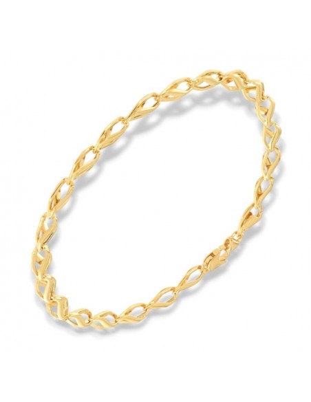 Bracciale Oro Giallo Catena Intrecciata [c5f4b7ba]