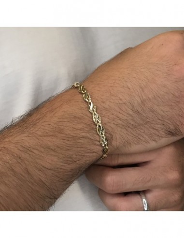Bracciale Oro Giallo Catena Intrecciata [80721001]