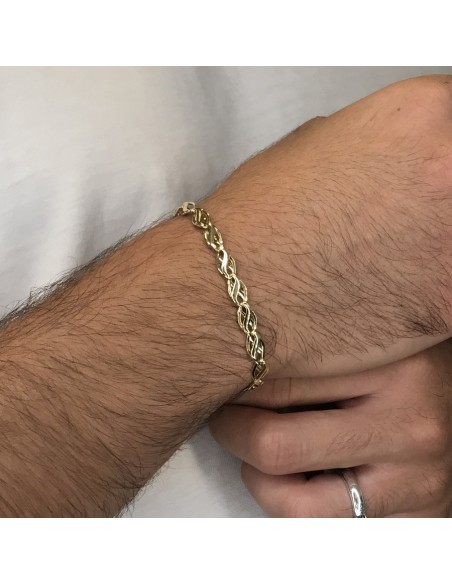 Bracciale Oro Giallo Catena Intrecciata [80721001]