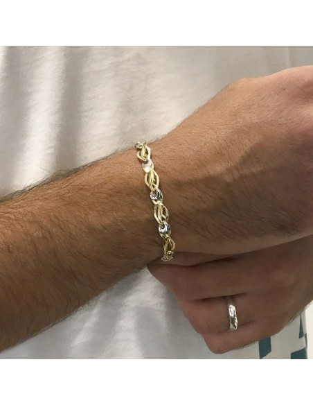 Bracciale Oro Giallo Catena Intrecciata [8e2ba102]