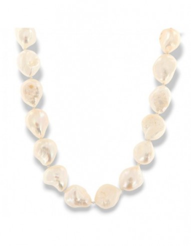 Collana Perla Bianca Scaramazza 24PZ Chiusura Oro Giallo [3a914e96]