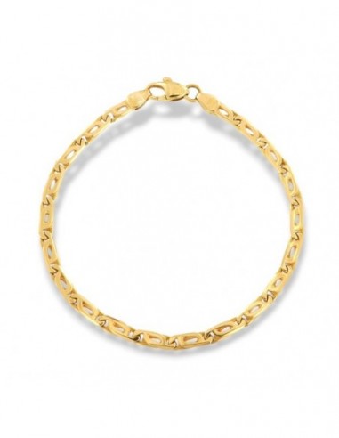 Bracciale Oro Giallo Grumetta Intrecciata Doppia [d949897c]