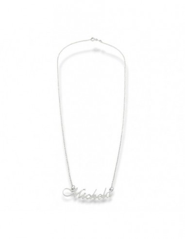 Collana Oro Bianco Nome Michela [36943951]