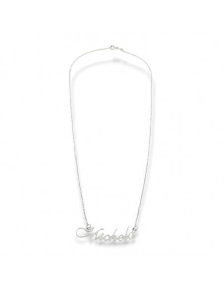 Collana Oro Bianco Nome Michela [36943951]