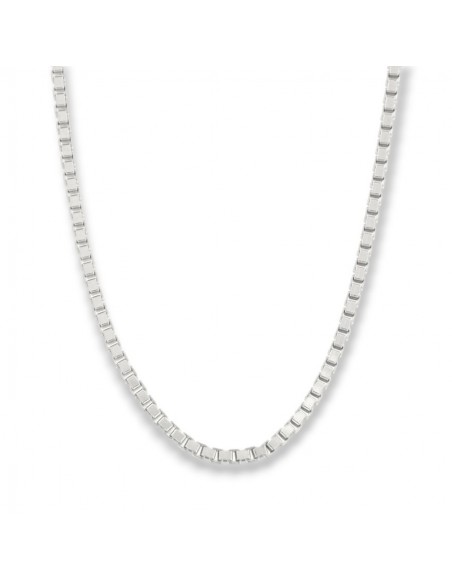 Collana Argento Rodiato Maglia Veneziana Grande [58e4a46b]