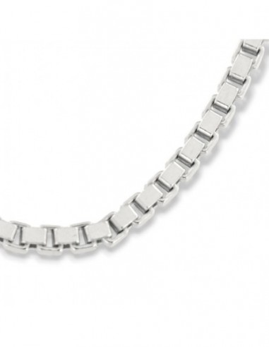 Collana Argento Rodiato Maglia Veneziana Grande [857c9c55]