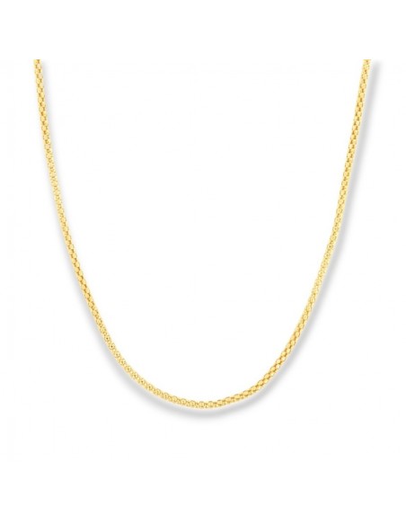 Collana Argento Dorato Maglia Popcorn [e80c579f]