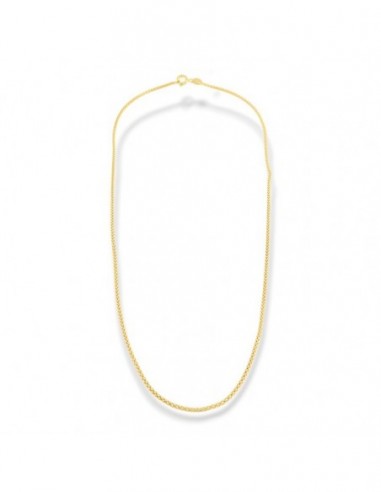 Collana Argento Dorato Maglia Popcorn [18cf8c91]