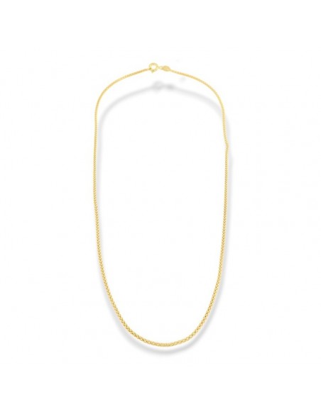 Collana Argento Dorato Maglia Popcorn [18cf8c91]