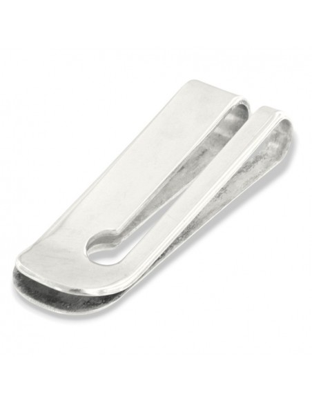 Fermasoldi Argento Rodiato A Pressione [c9ab756e]