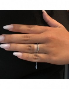 Anello Argento Rodiato Trilogy Zirconi Taglio Princess [29a05eb0] 2