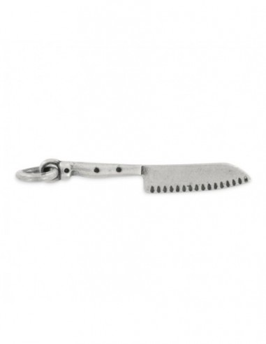 Ciondolo Argento Brunito Coltello Cucina [69151711]