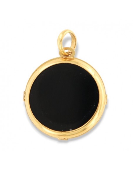 Ciondolo Oro Bianco E Oro Giallo Rosa Dei Venti Nera [6a1eefa0]