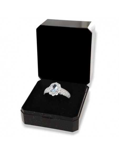 Anello Argento Rodiato Principessa Celeste [2d9efca8]